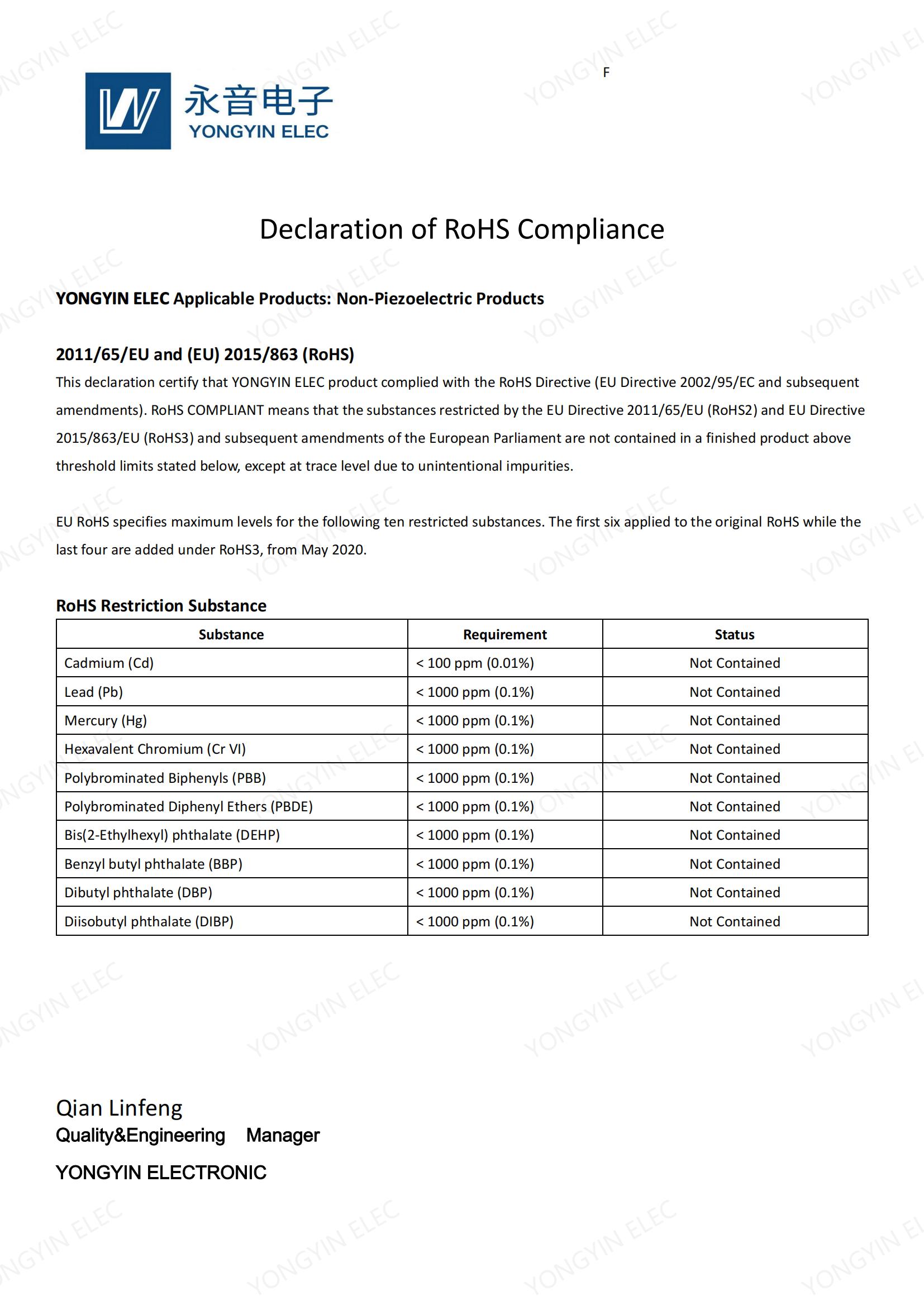 Declaration of RoHS Compliance (Non-Piezoelectric Products)_00.jpg